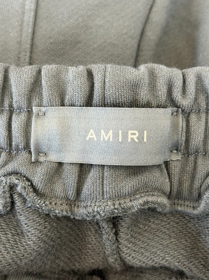 Amiri Black & White MA Bar Logo Shorts