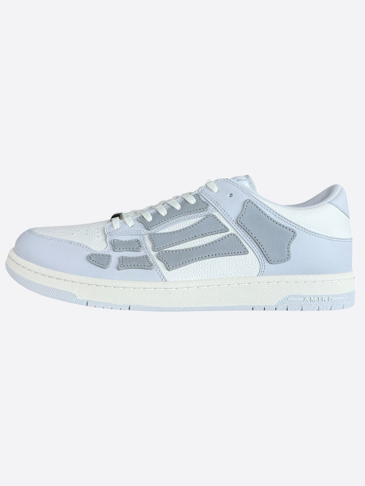 Amiri Grey & white Skel Low Top Sneakers