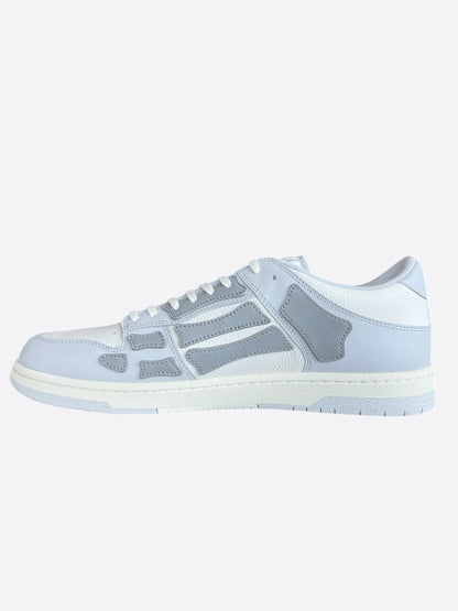 Amiri Grey & white Skel Low Top Sneakers