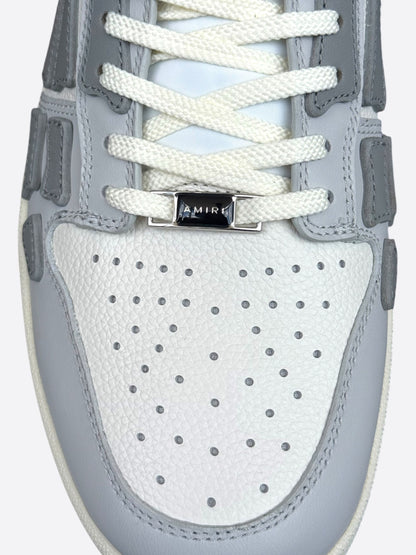 Amiri Grey & white Skel Low Top Sneakers