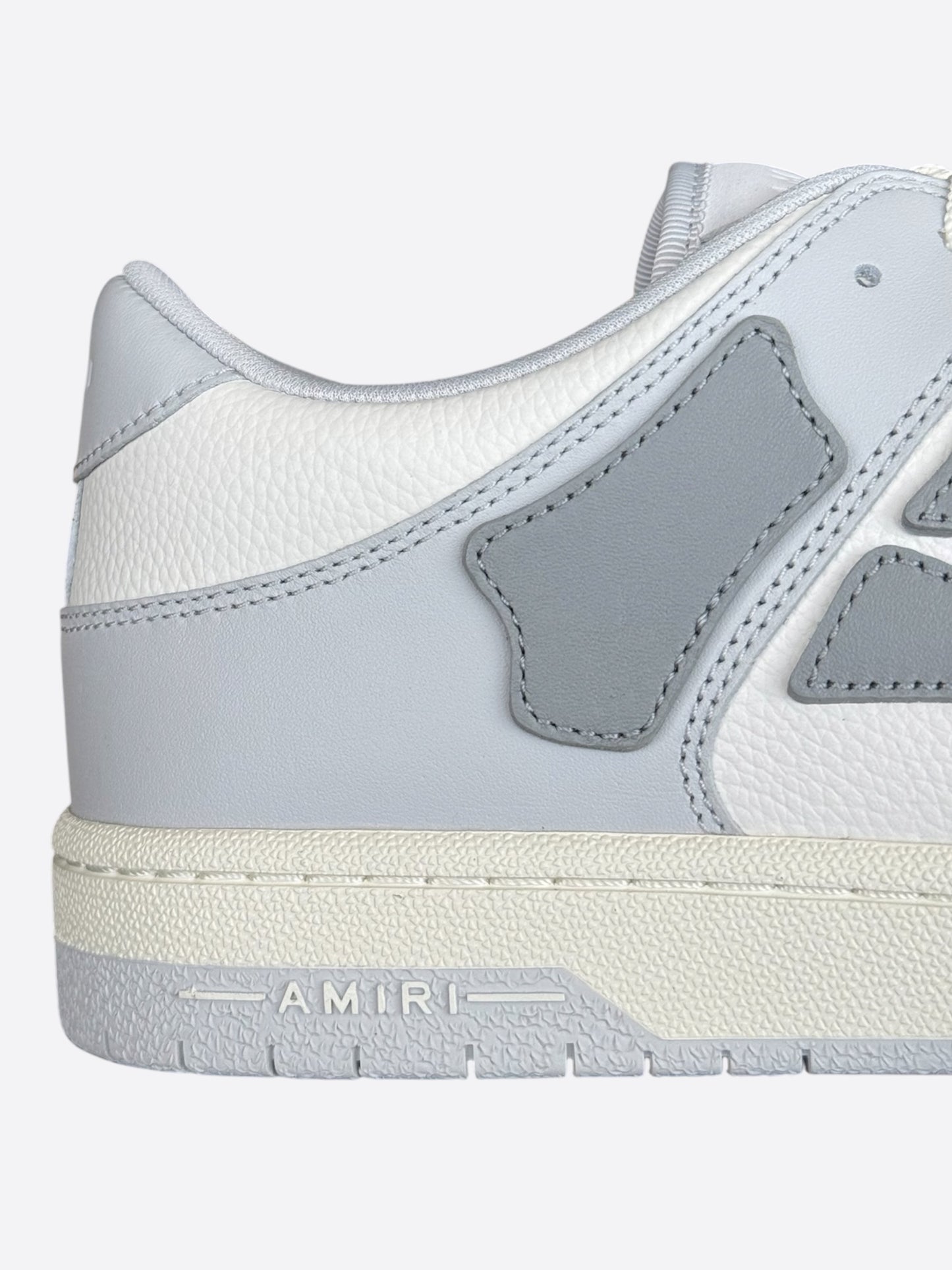 Amiri Grey & white Skel Low Top Sneakers