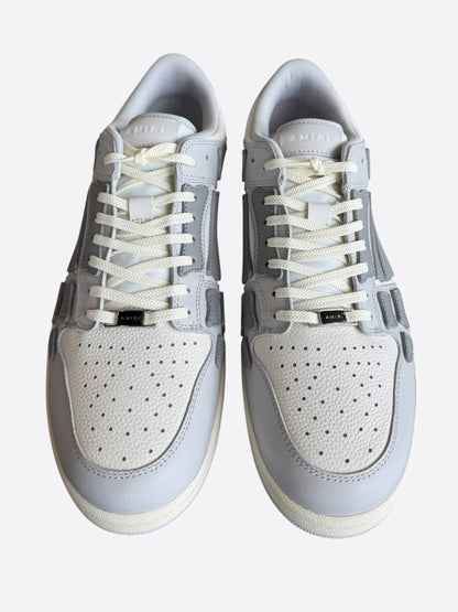 Amiri Grey & white Skel Low Top Sneakers
