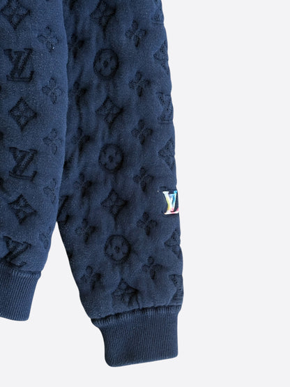 Louis Vuitton Navy Watercolor Monogram Bomber