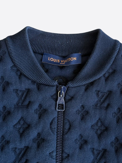 Louis Vuitton Navy Watercolor Monogram Bomber