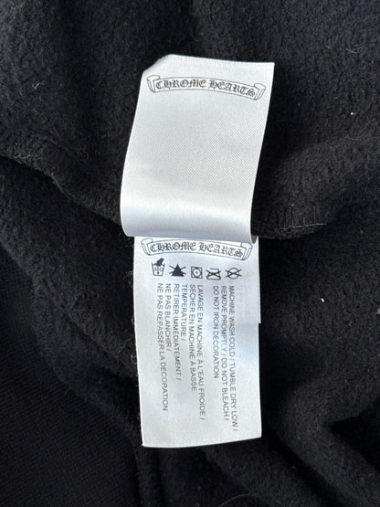 Chrome Hearts Black & White 1988 Script Logo Hoodie