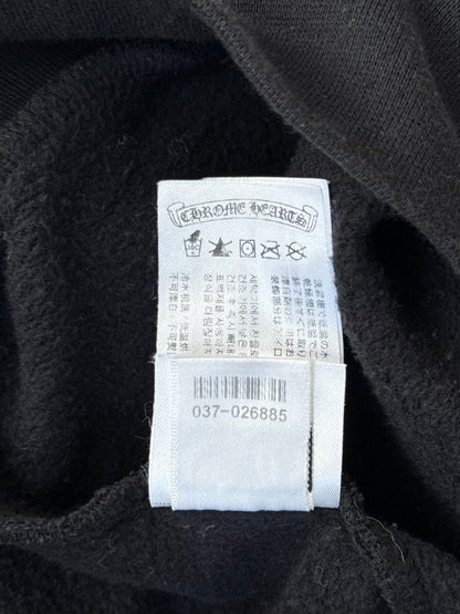 Chrome Hearts Black & White 1988 Script Logo Hoodie