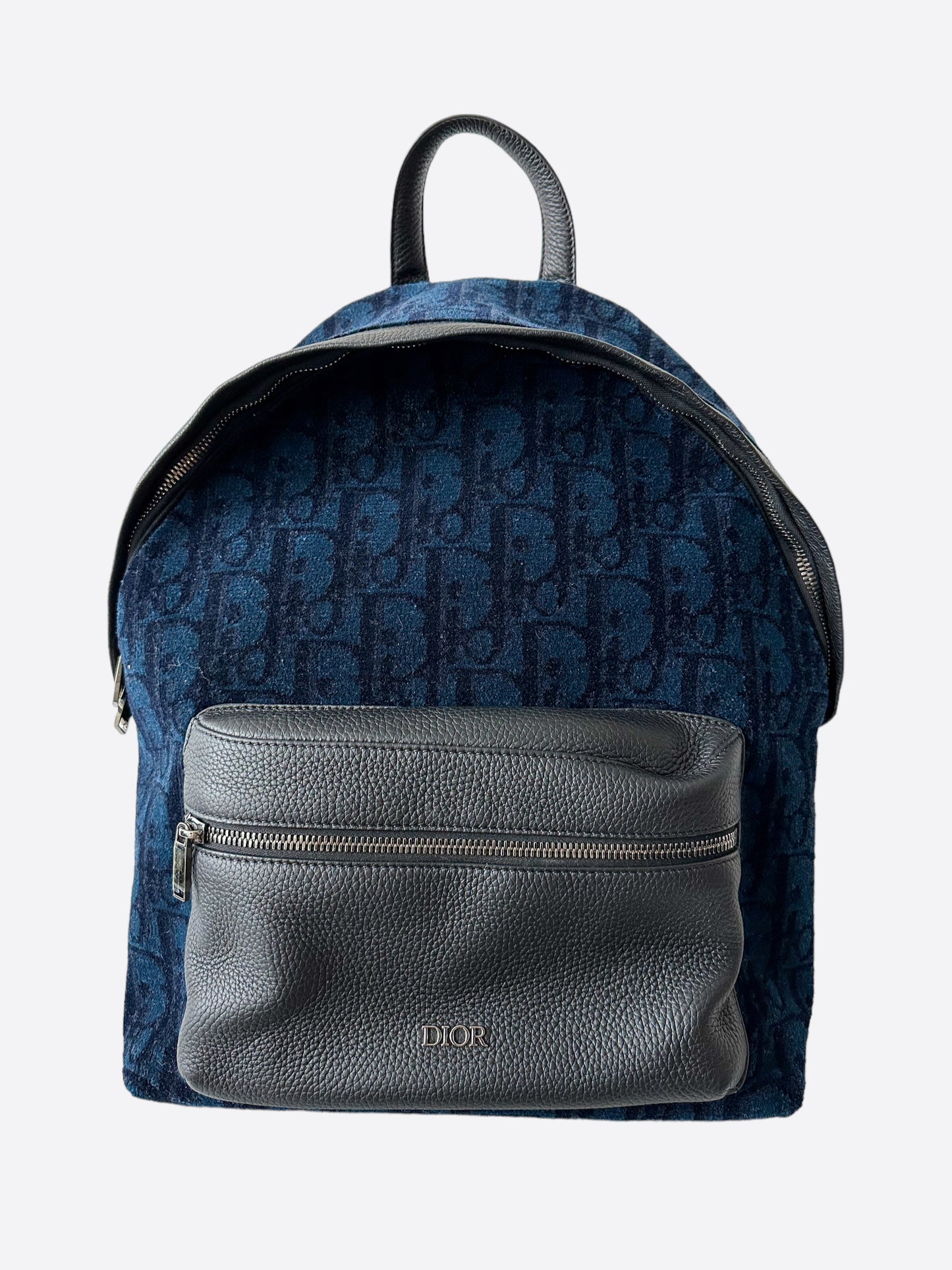 Dior Bespoke Blue Oblique Rider Backpack