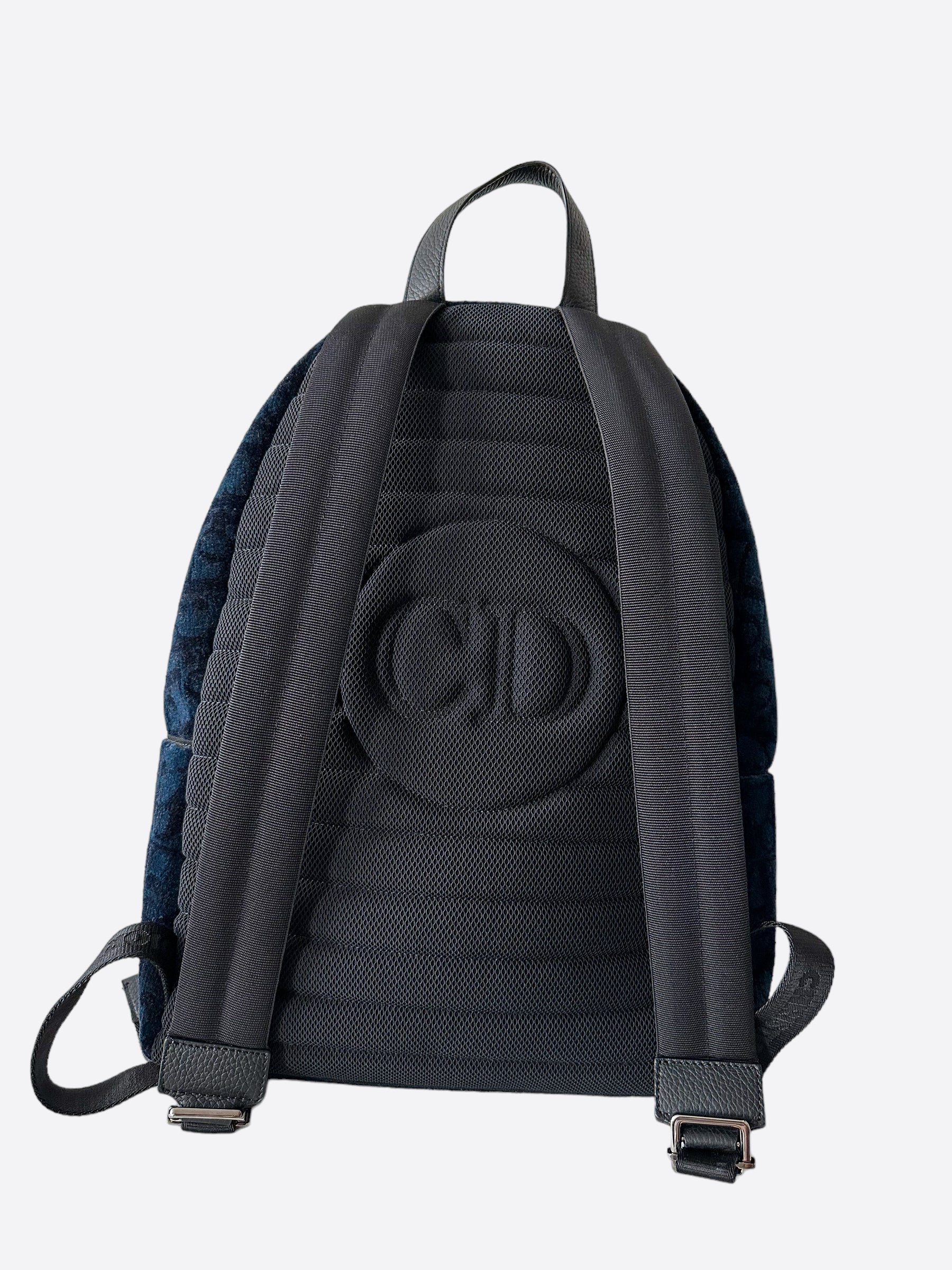 Dior Bespoke Blue Oblique Rider Backpack Savonches