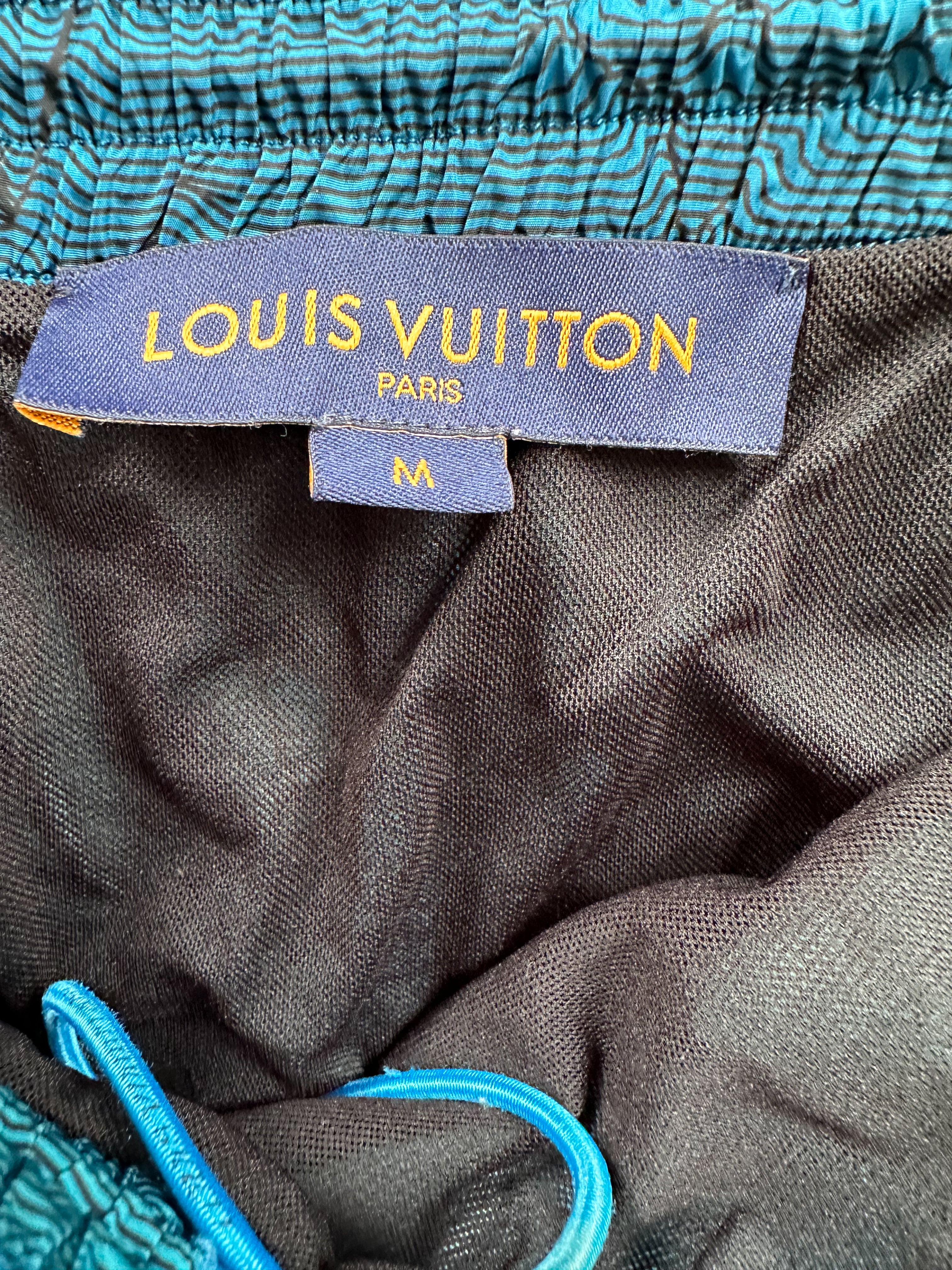 Louis Vuitton Blue 2054 Monogram Swim Shorts – Savonches
