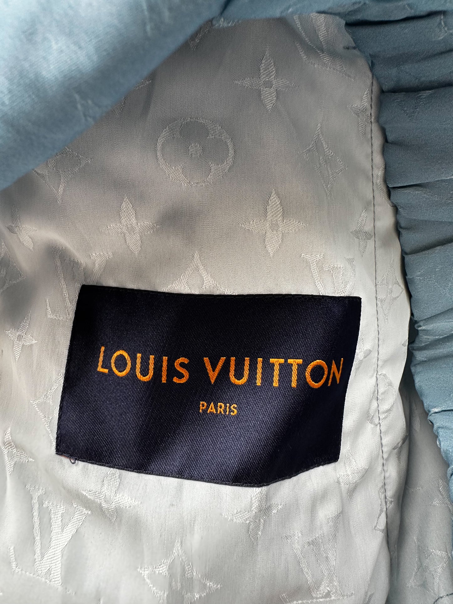 Louis Vuitton Blue Cloud Monogram Windbreaker