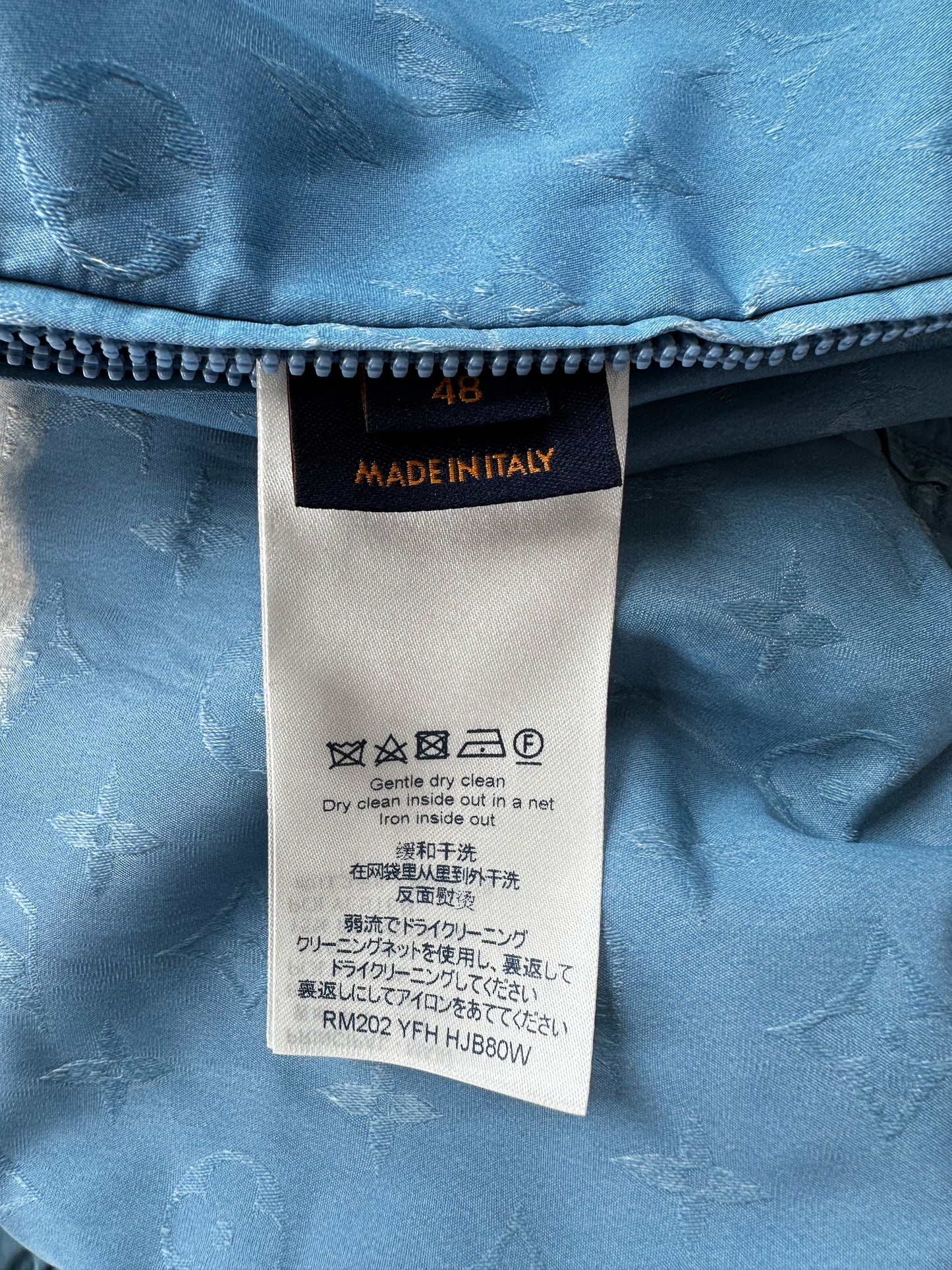 Louis Vuitton Blue Cloud Monogram Windbreaker