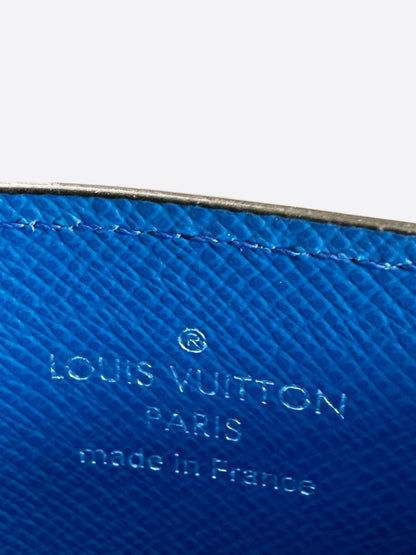 Louis Vuitton Blue & Brown Monogram Cardholder