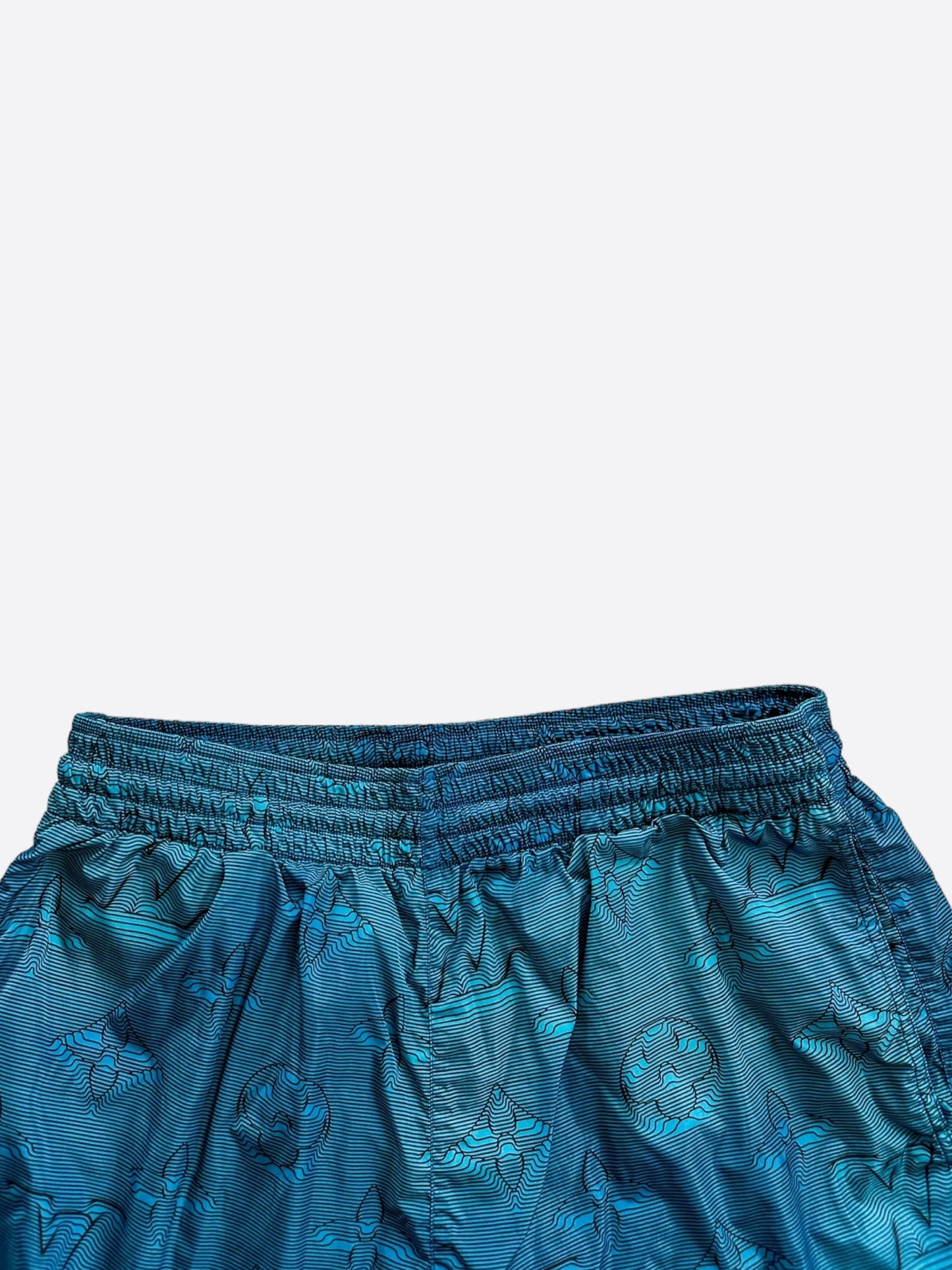 Louis Vuitton Blue 2054 Monogram Swim Shorts