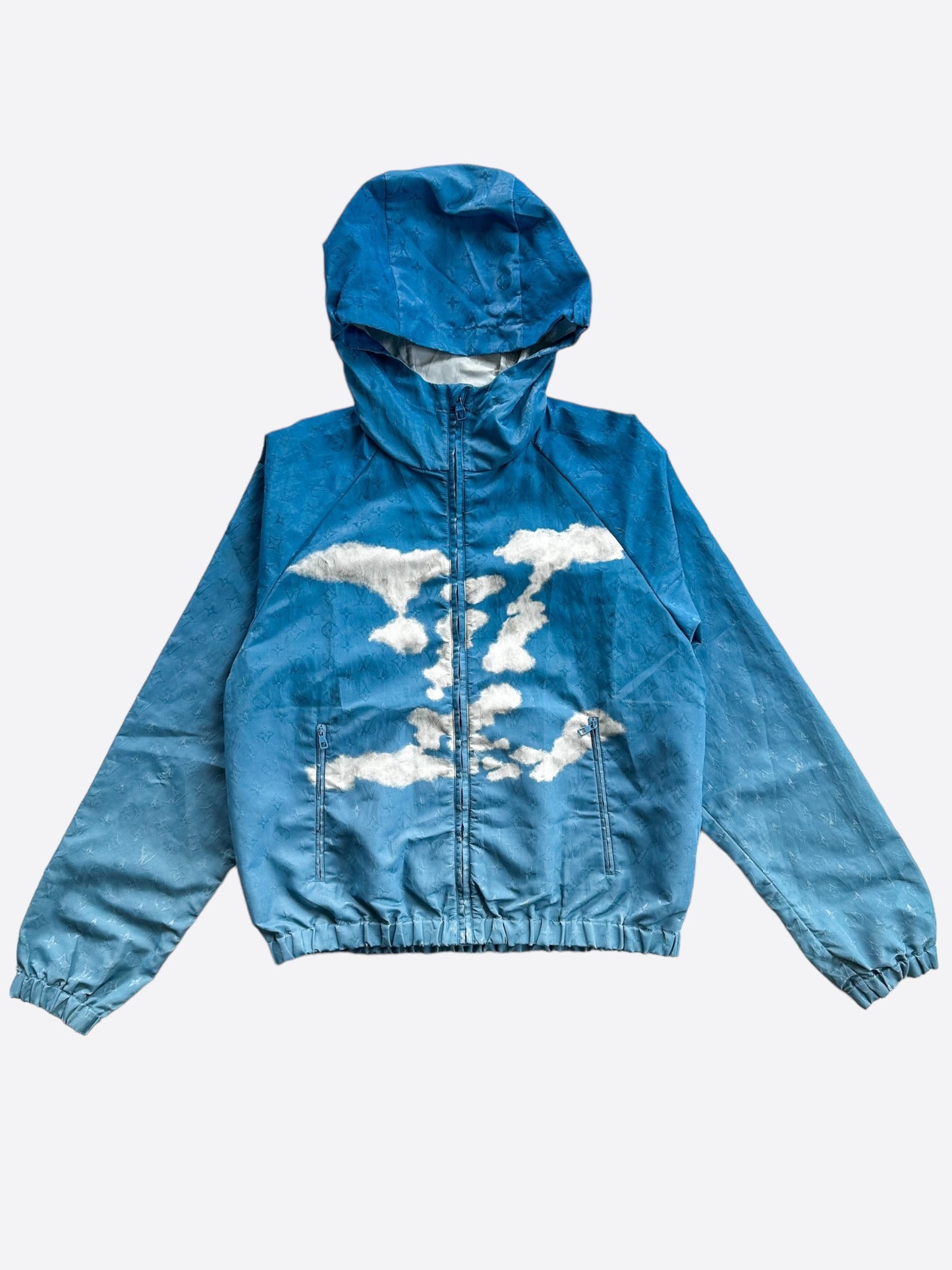 Louis Vuitton Blue Cloud Monogram Windbreaker