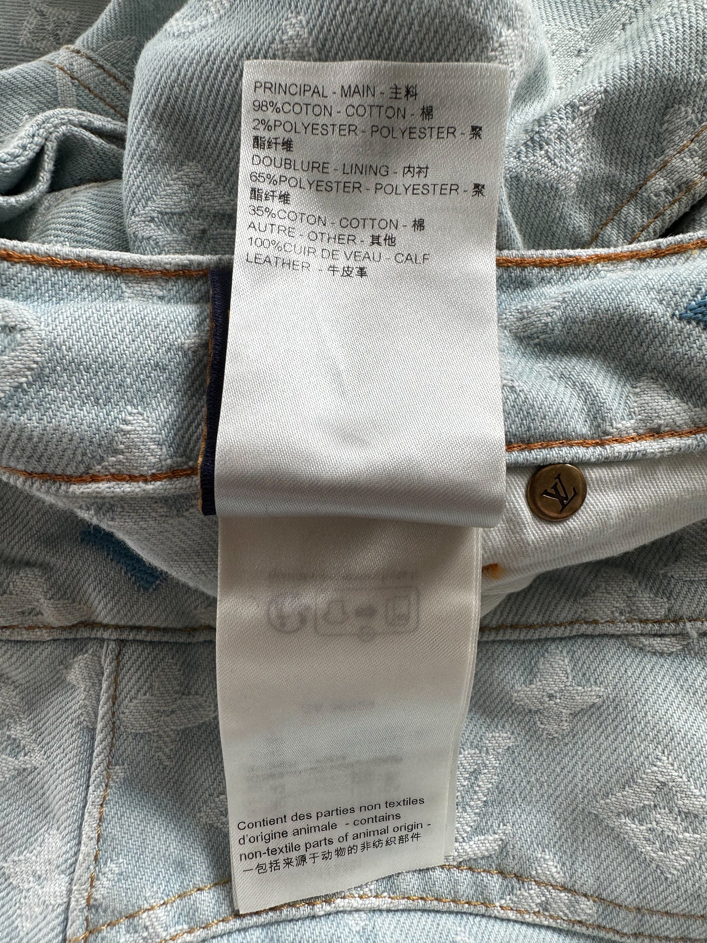 Louis Vuitton Tyler The Creator Blue Monogram Denim