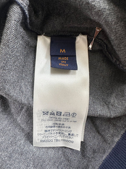 Louis Vuitton Navy Monogram Zip Up Jacket