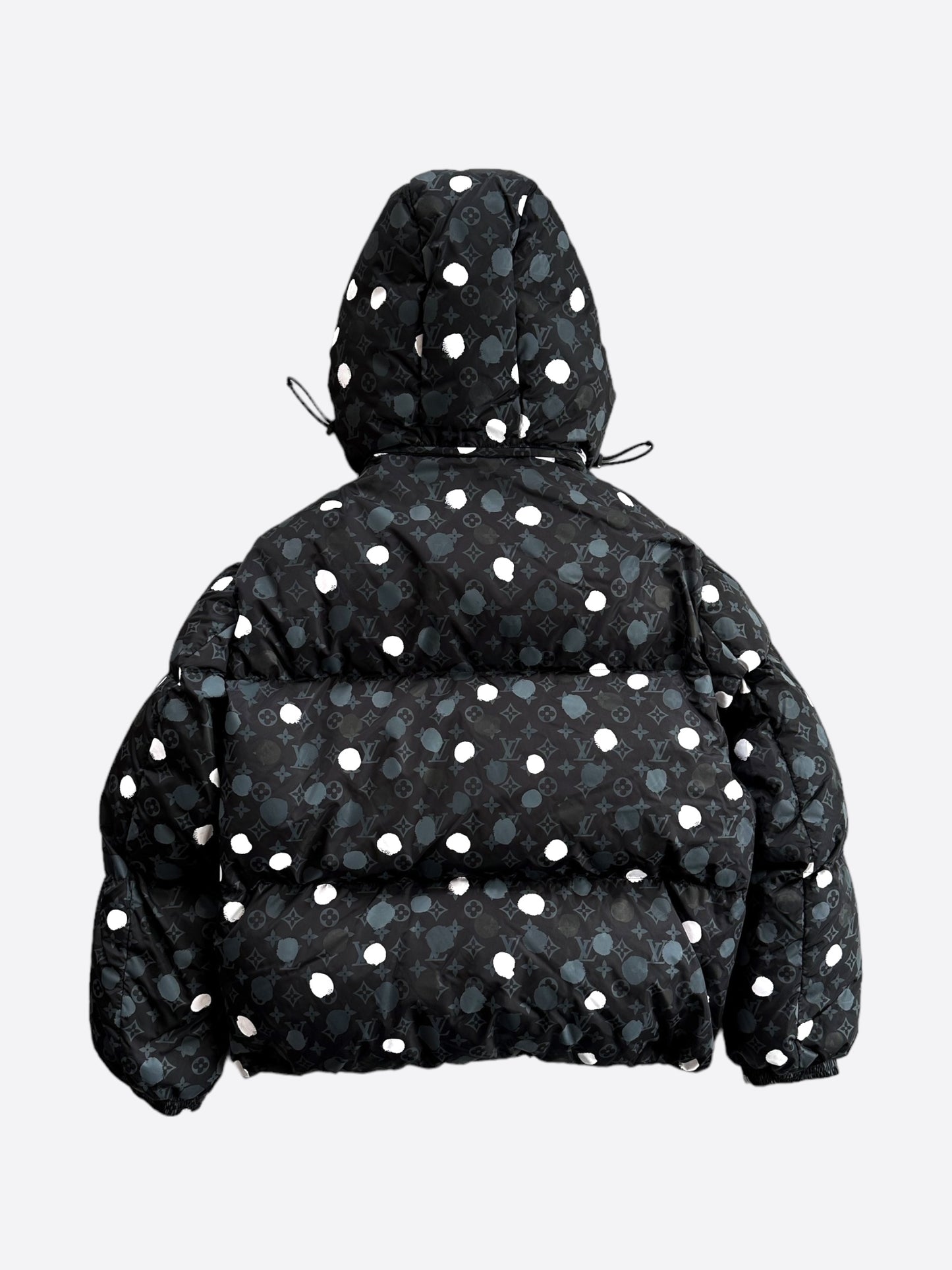 Louis Vuitton Yayoi Kusama Black Polka Dot Monogram Puffer Jacket