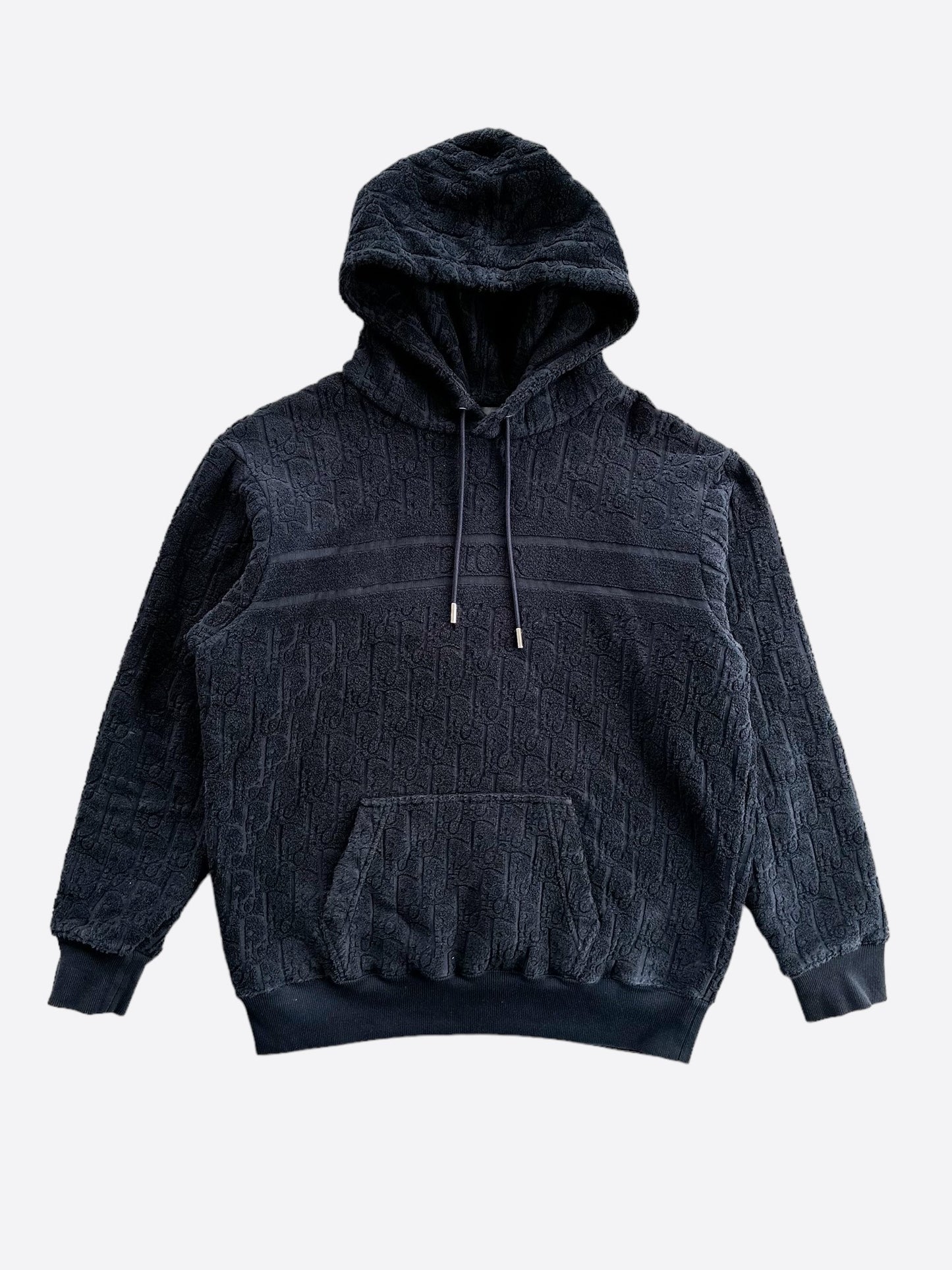 Dior Navy Oblique Towel Hoodie