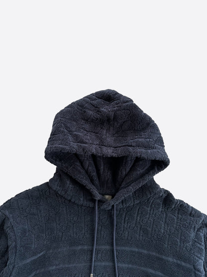 Dior Navy Oblique Towel Hoodie