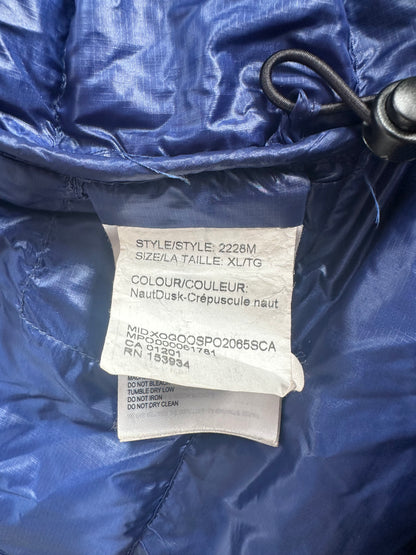 Canada Goose Blue Crofton Puffer Jacket