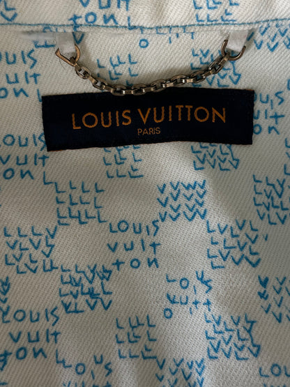 Louis Vuitton Multicolor Landscape Denim Shirt
