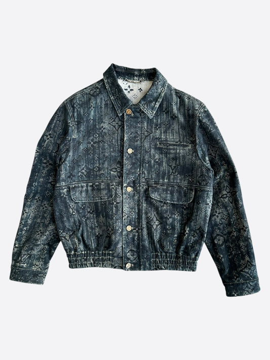 Louis Vuitton Blue Star Monogram Denim Jacket
