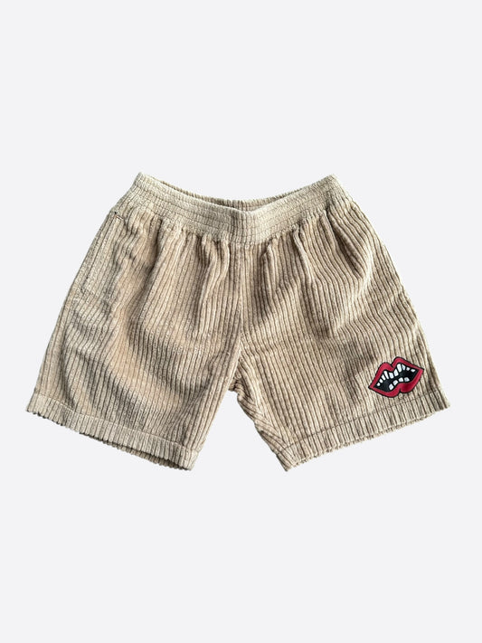 Chrome Hearts Matty Boy Tan Chomper Corduroy Shorts