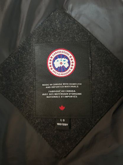 Canada Goose Black Wool Garson Black Label Men's Vest