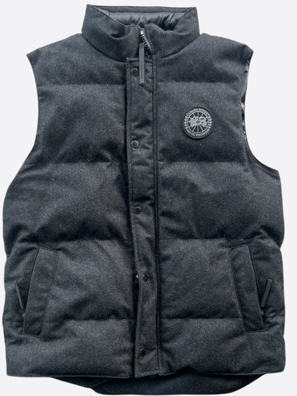 Canada Goose Black Wool Garson Black Label Men's Vest