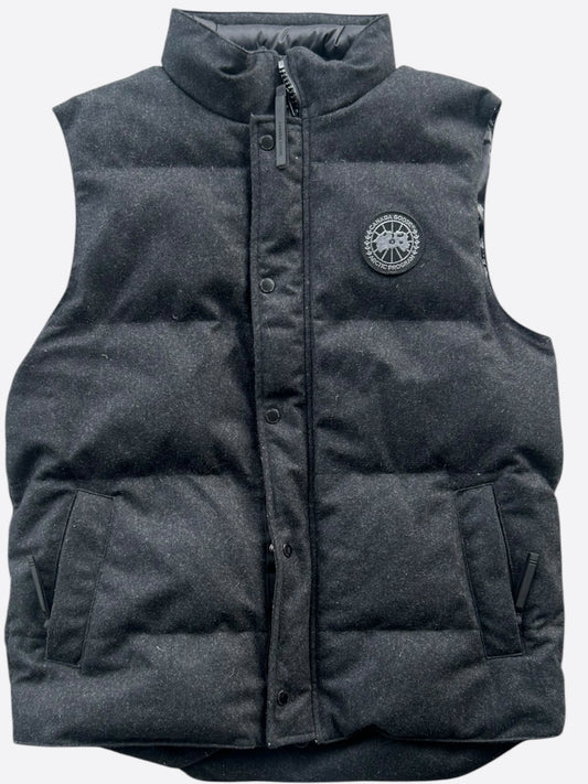 Canada Goose Black Wool Garson Black Label Men's Vest