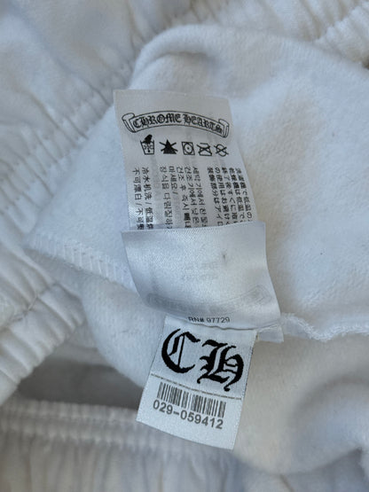 Chrome Hearts White & Black Deadly Doll Women's Sweatpants