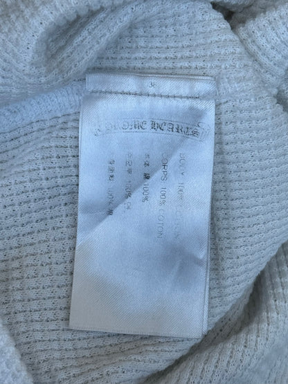 Chrome Hearts Matty Boy White Sinister Thermal Longsleeve T-Shirt