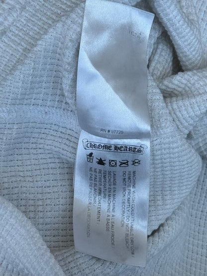 Chrome Hearts Matty Boy White Sinister Thermal Longsleeve T-Shirt