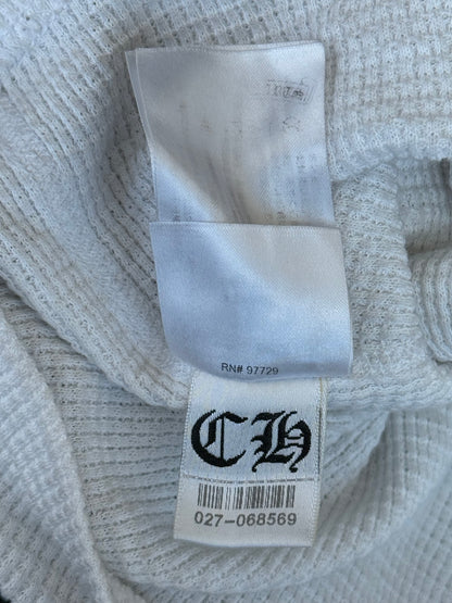 Chrome Hearts Matty Boy White Sinister Thermal Longsleeve T-Shirt