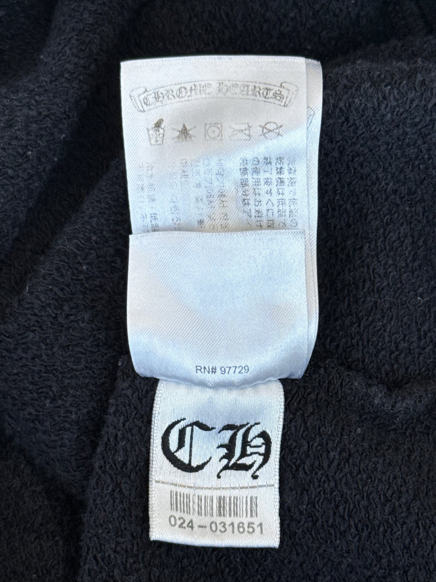 Chrome Hearts Matty Boy Black Chomper Hoodie