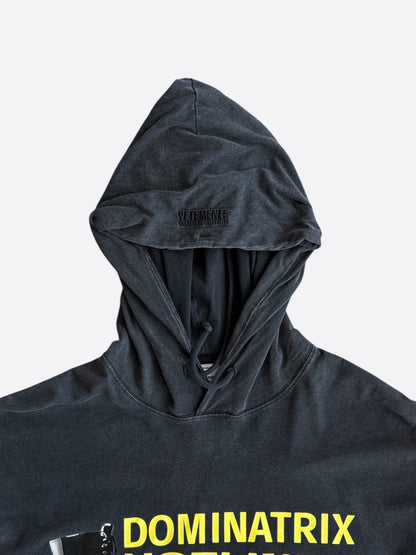 Vetements Black Dominatrix Hotline Hoodie
