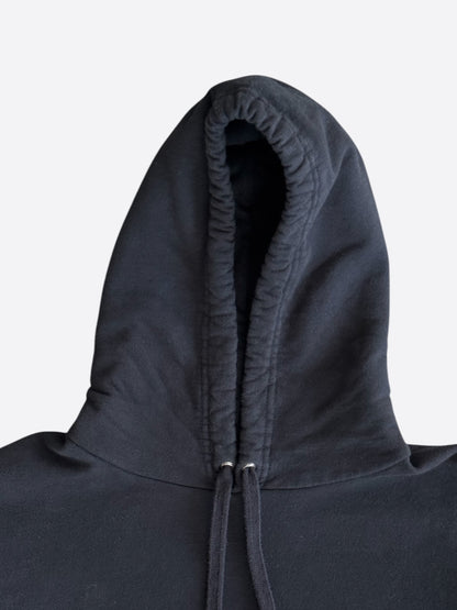 Chrome Hearts Black & White Script Logo Hoodie