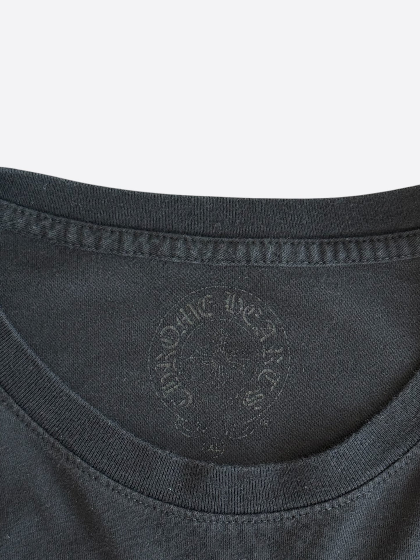 Chrome Hearts Black & Yellow Dagger Logo Longsleeve T-Shirt