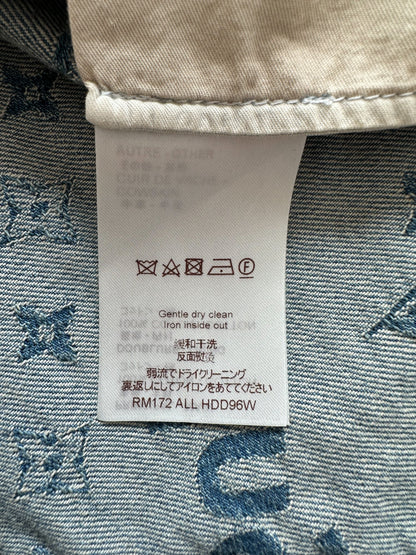 Louis Vuitton Supreme Blue Monogram Jeans