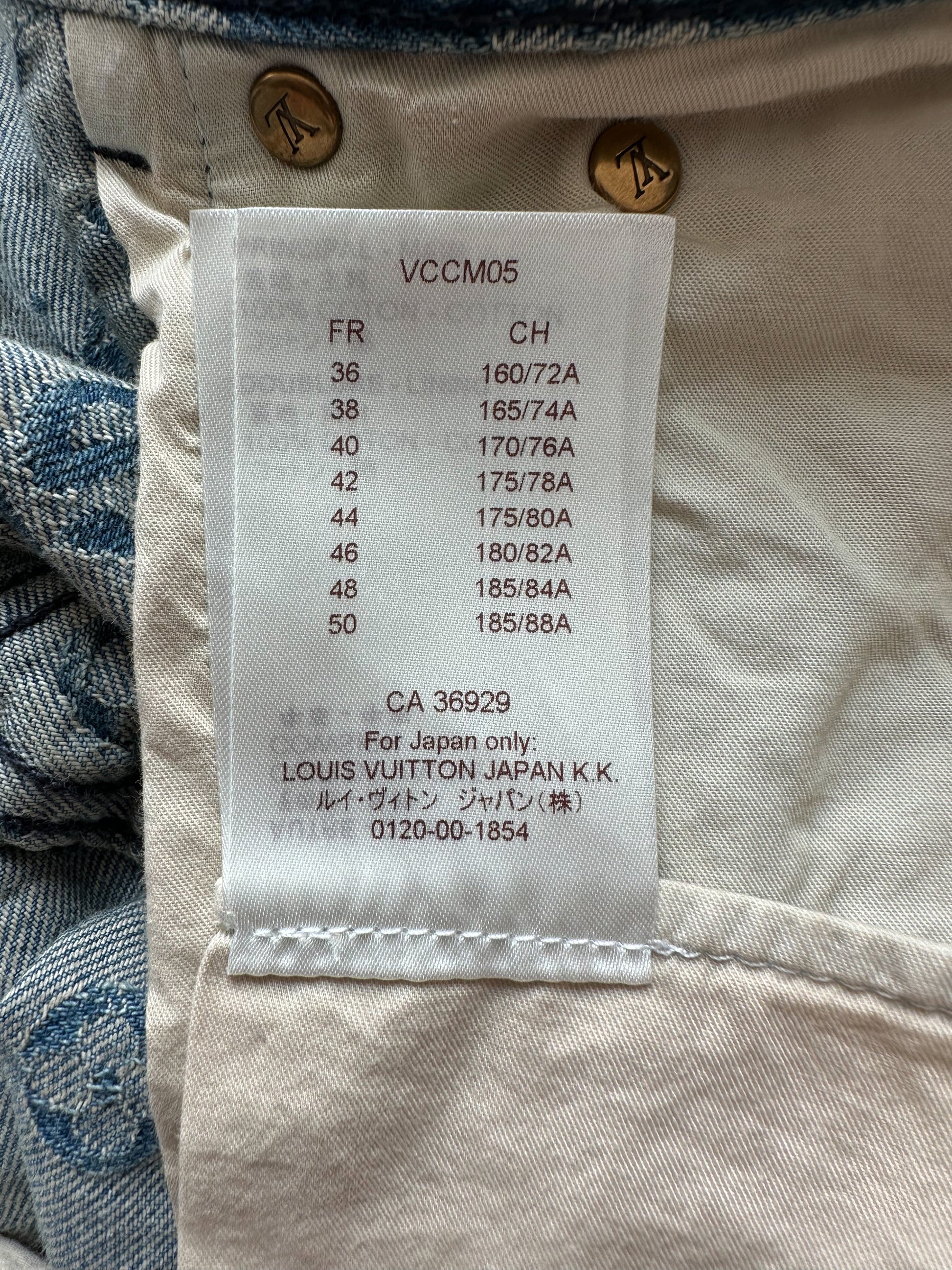 Louis Vuitton NBA Grey Monogram Jeans – Savonches