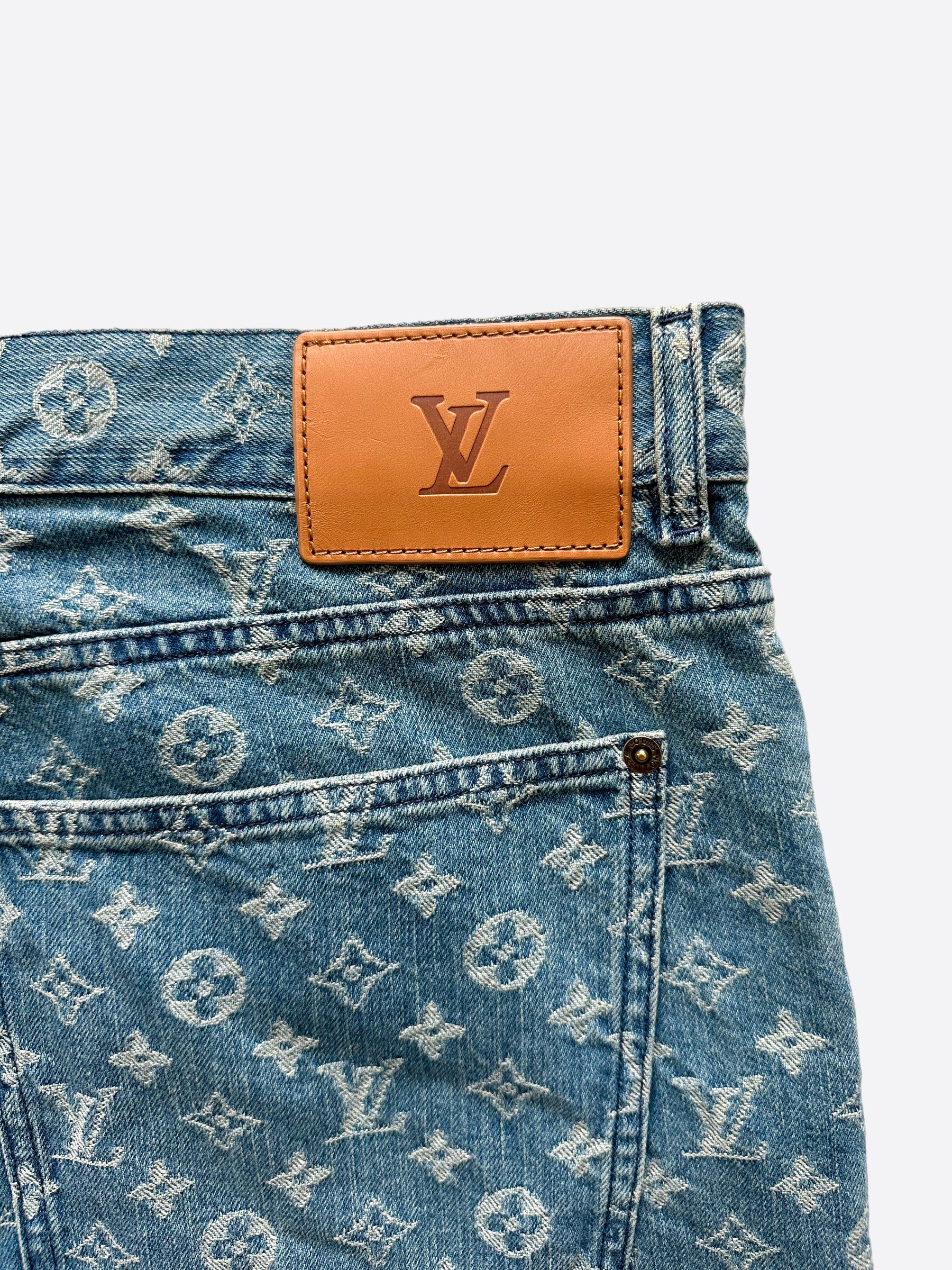 Jeans louis store vuitton x supreme