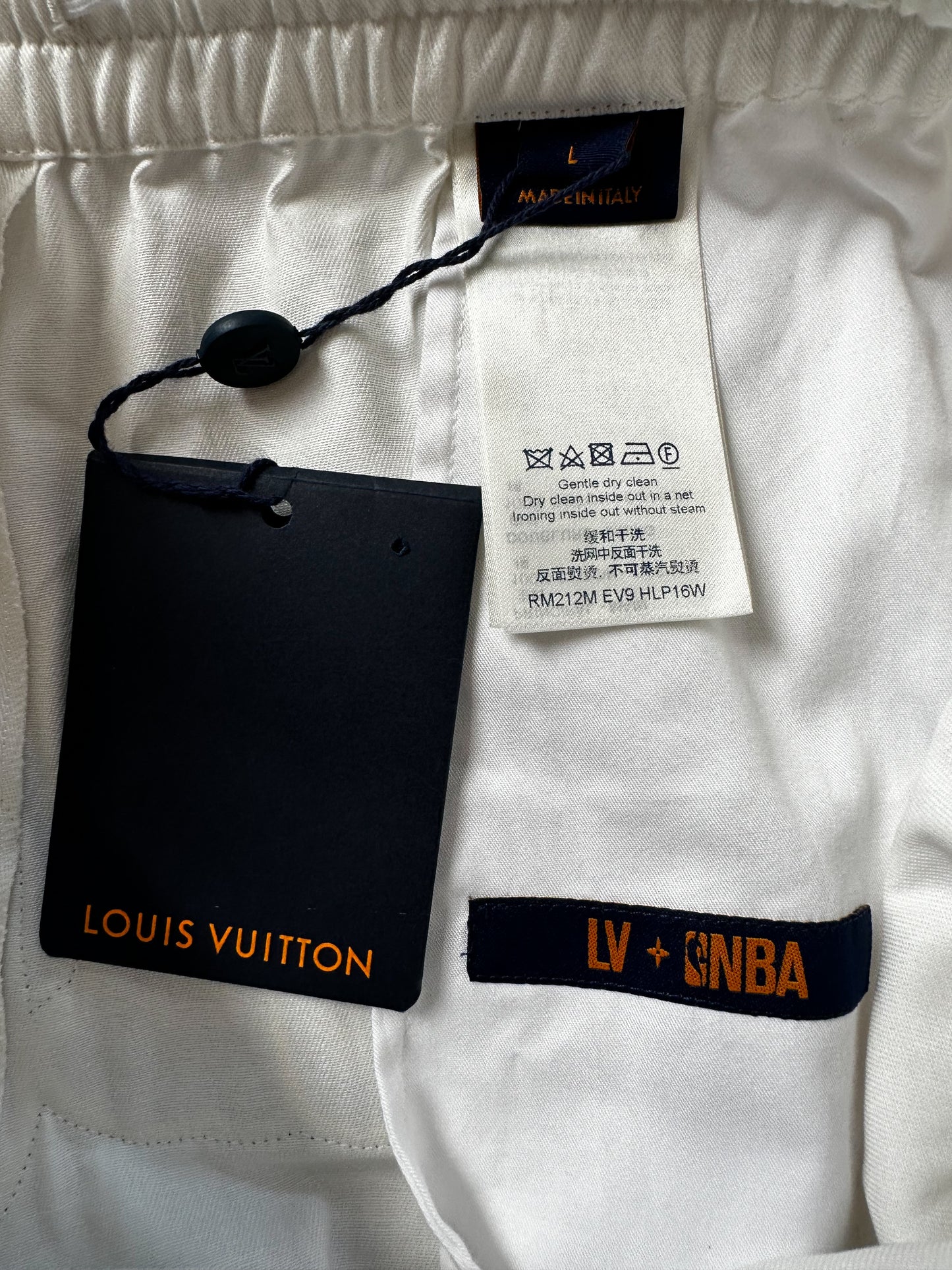 Louis Vuitton NBA White Basketball Shorts