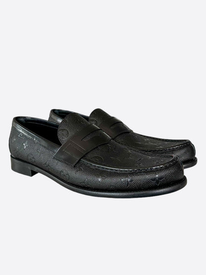 Louis Vuitton NBA Black Monogram Loafers