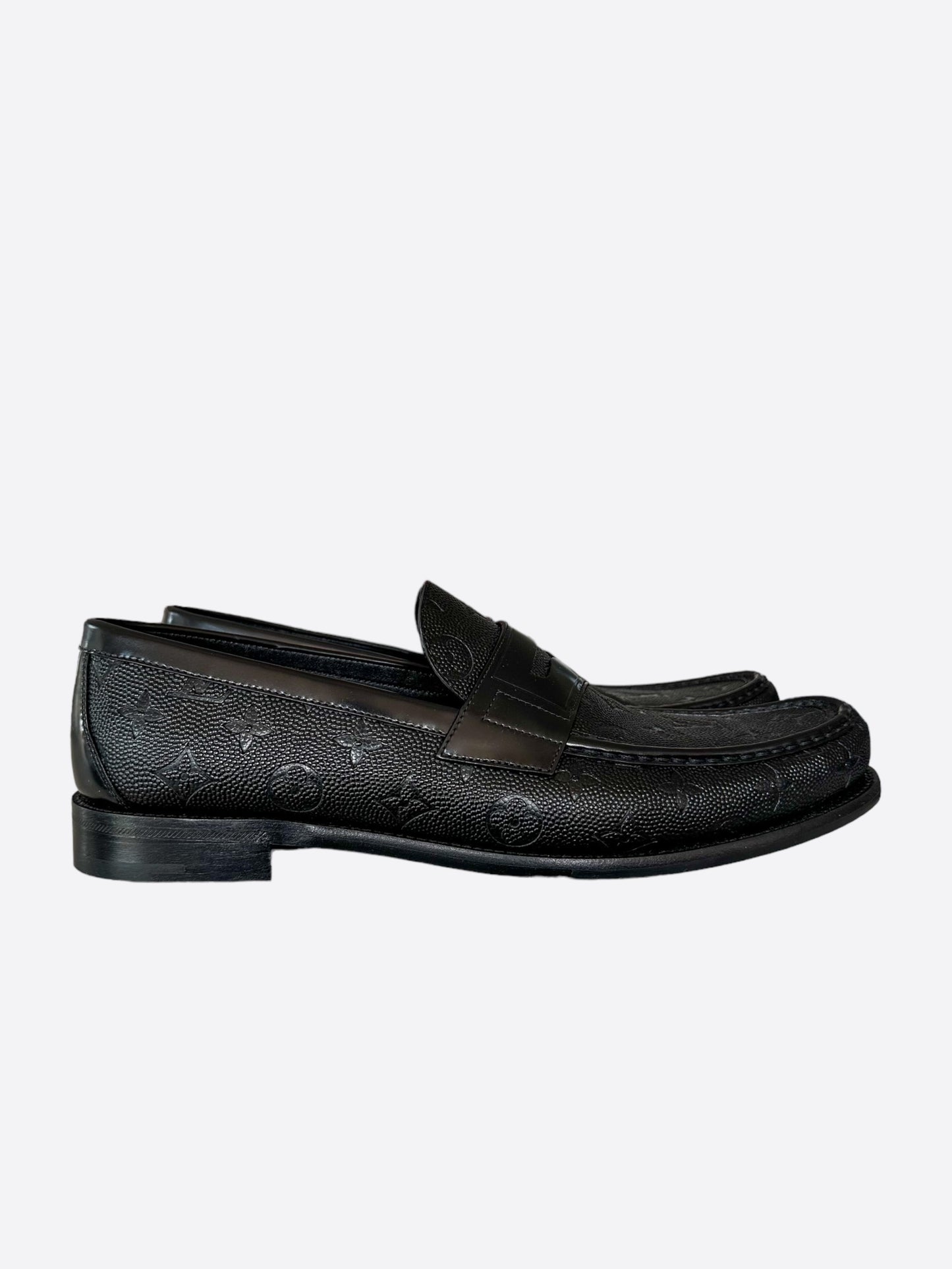 Louis Vuitton NBA Black Monogram Loafers