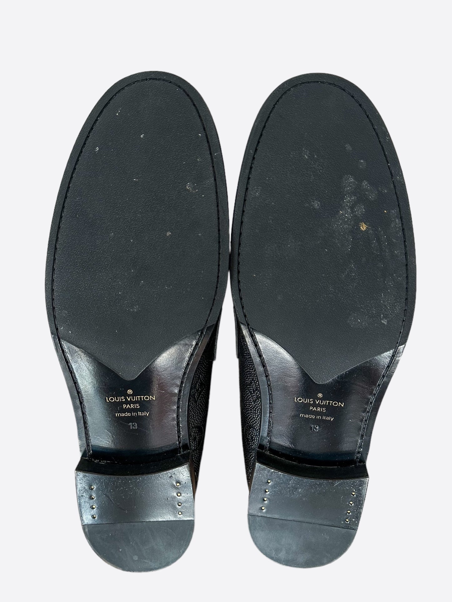 Louis Vuitton NBA Black Monogram Loafers