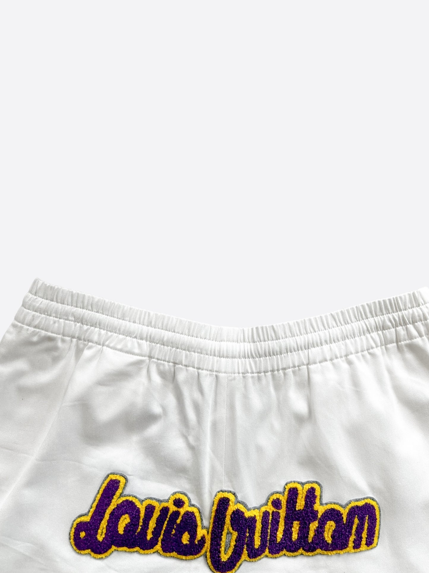 Louis Vuitton NBA White Basketball Shorts