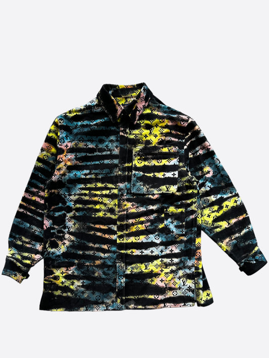 Louis Vuitton Multicolor Tie-Dye Monogram Overcoat