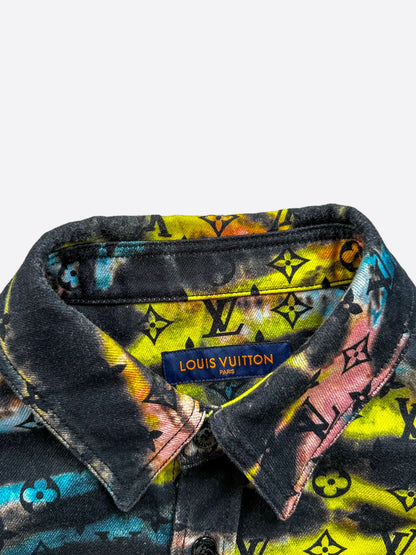 Louis Vuitton Multicolor Tie-Dye Monogram Overcoat