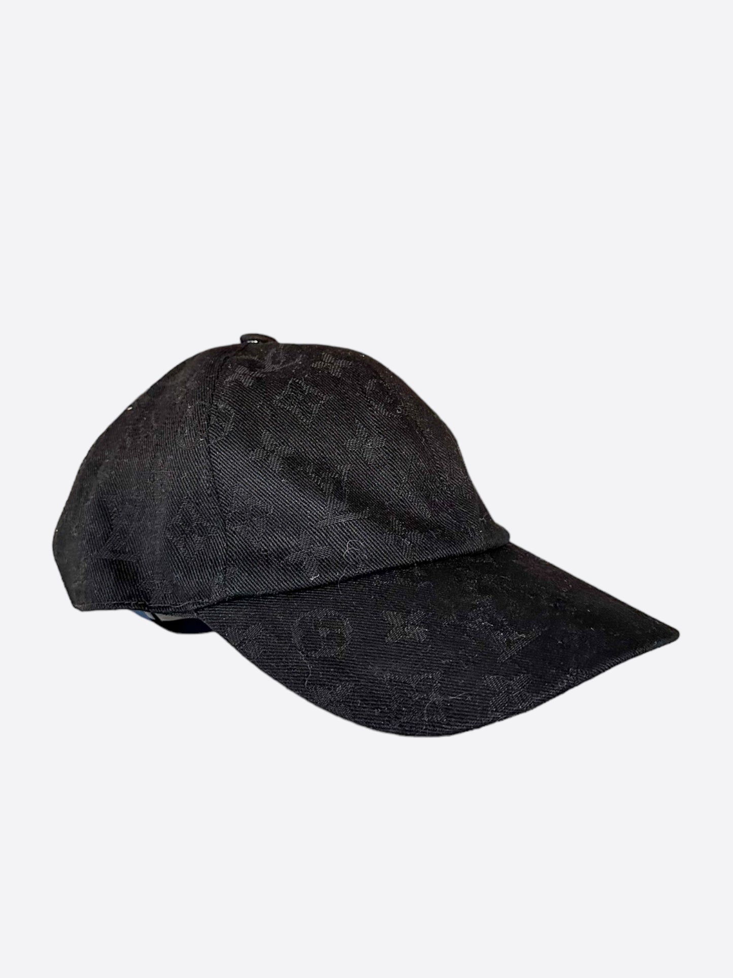 Louis Vuitton Black Monogram Essential Cap