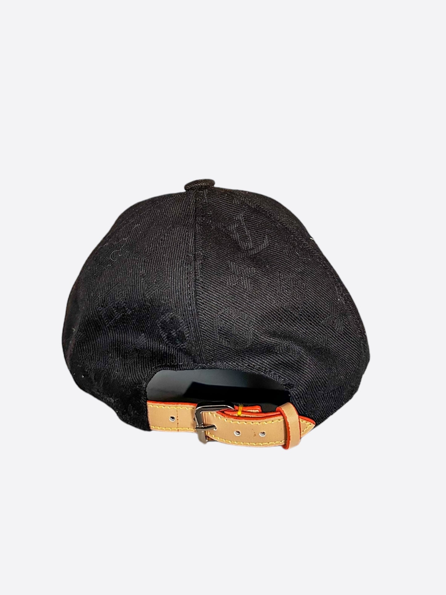 Louis Vuitton Black Monogram Essential Cap